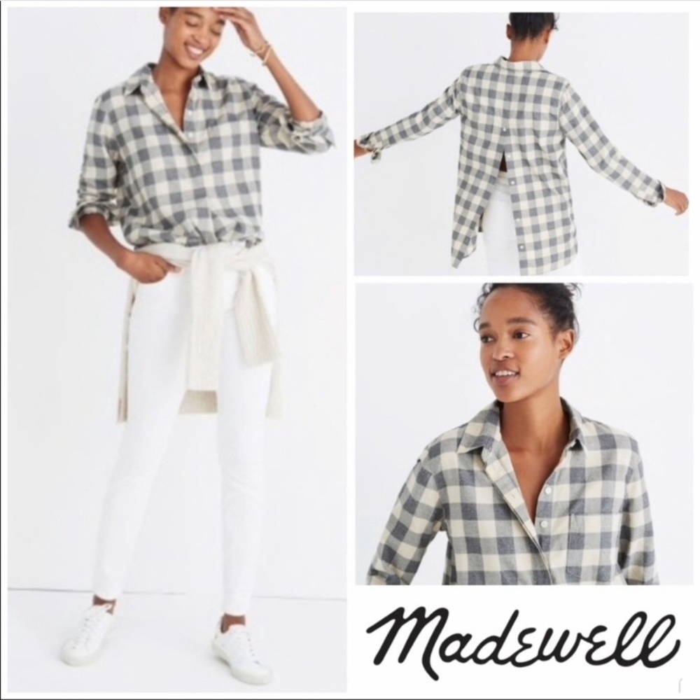 Madewell Plaid Button Down